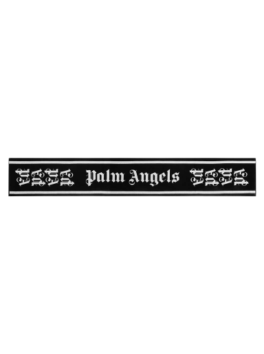 Halsduk Palm Angels Gothic Monogram Scarf Svart | PMMA007F195720491001