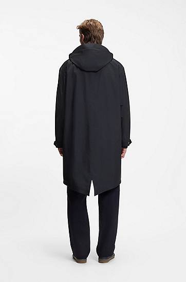 Jacka BOSS BECKHAM water-repellent hooded jacket Mörkblå | 50553094, 1