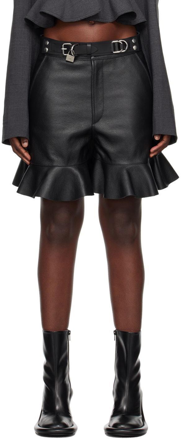 Shorts JW Anderson Black Padlock Shorts Svart | LR0003-LT0059