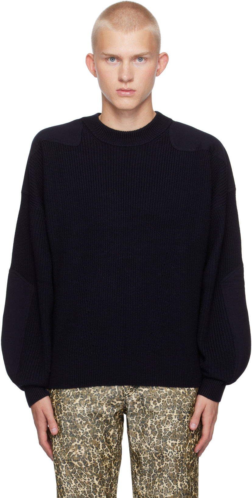 Sweater ISABEL MARANT Isabel Marant Bartolo Knit Sweater Svart | PU0539HA-B3L05H