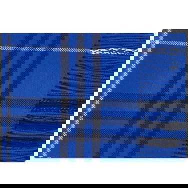 Halsduk Burberry Tartan Blend Merino Scarf Knight Mörkblå | 8073684-B7323, 0