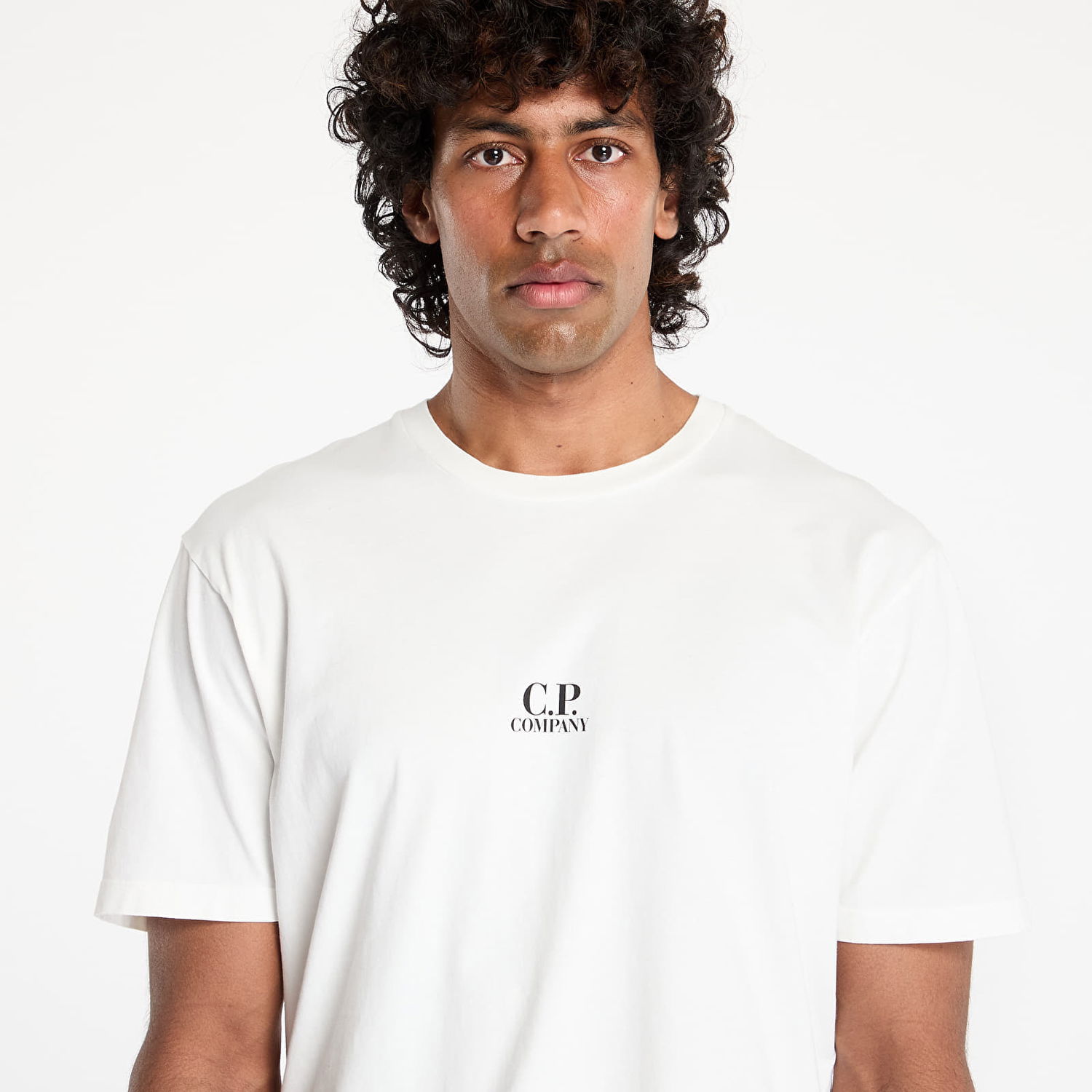 T-shirt C.P. Company C.P. Company Graphic-Print T-Shirt Vit | 18CMTS317A005431G-103, 1