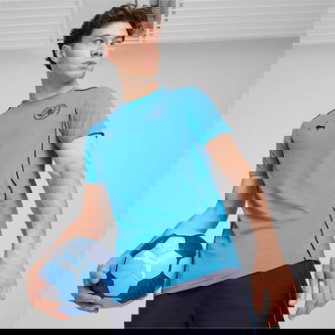 T-shirt Puma MCFC Casuals Tee Blå | 777569-31, 1