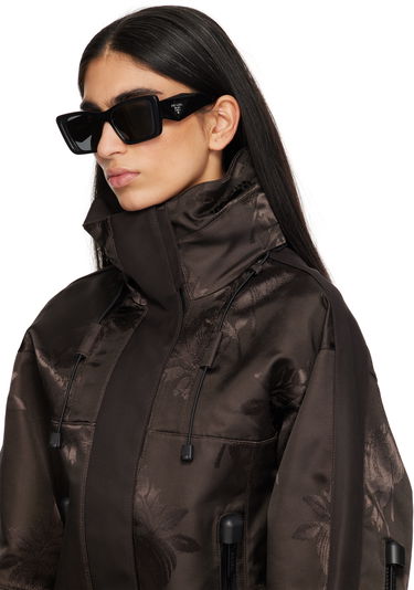 Solglasögon Prada Thick Cat Eye Acetate Sunglasses Svart | 0PR 08YS 8056597517430, 3