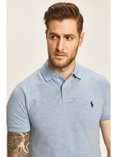 Polotröja Polo by Ralph Lauren Slim Fit Polo Blå | 710548797013