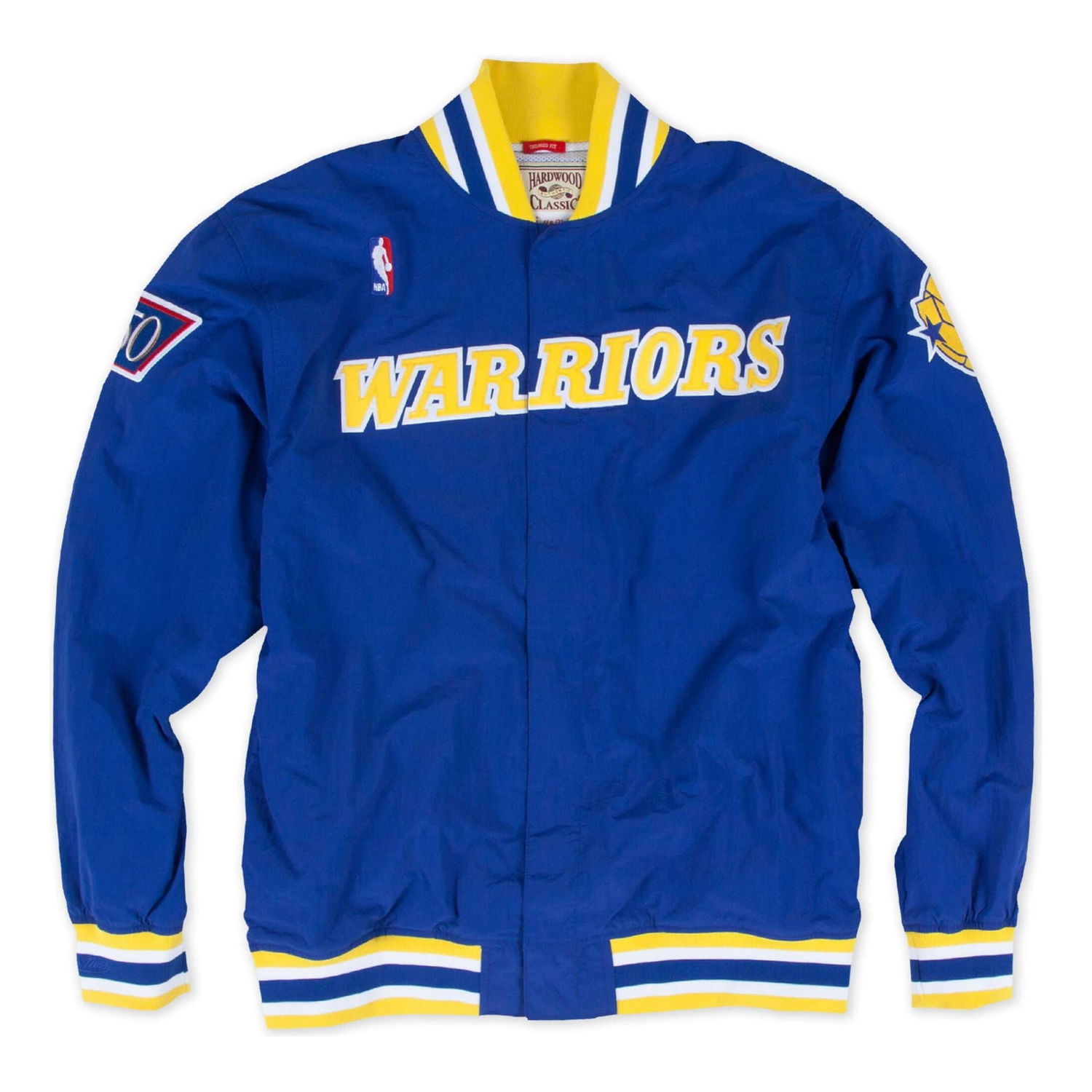 Bomberjacka Mitchell & Ness Mitchell & Ness Golden State Warriors 1996-97 Warm Up Jacket Blå | 6056-310-96GSW, 0