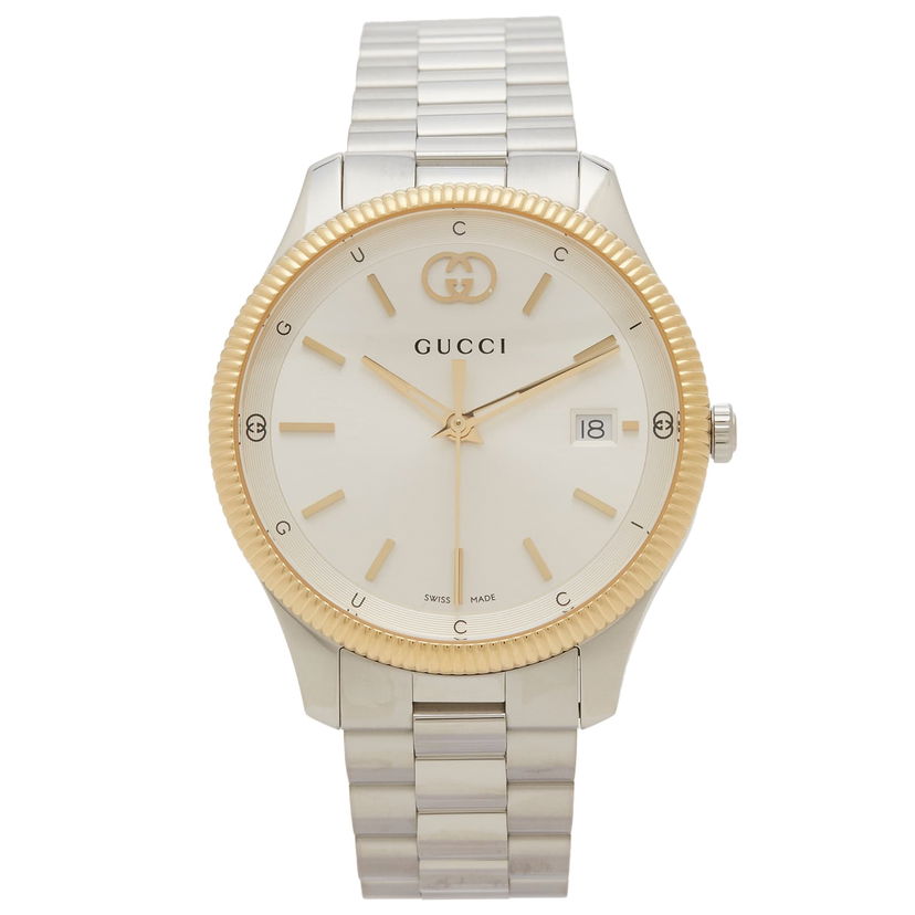 Klocka Gucci G-Timeless 40mm Watch with Silver-Tone Bracelet Metallisk | YA1264233