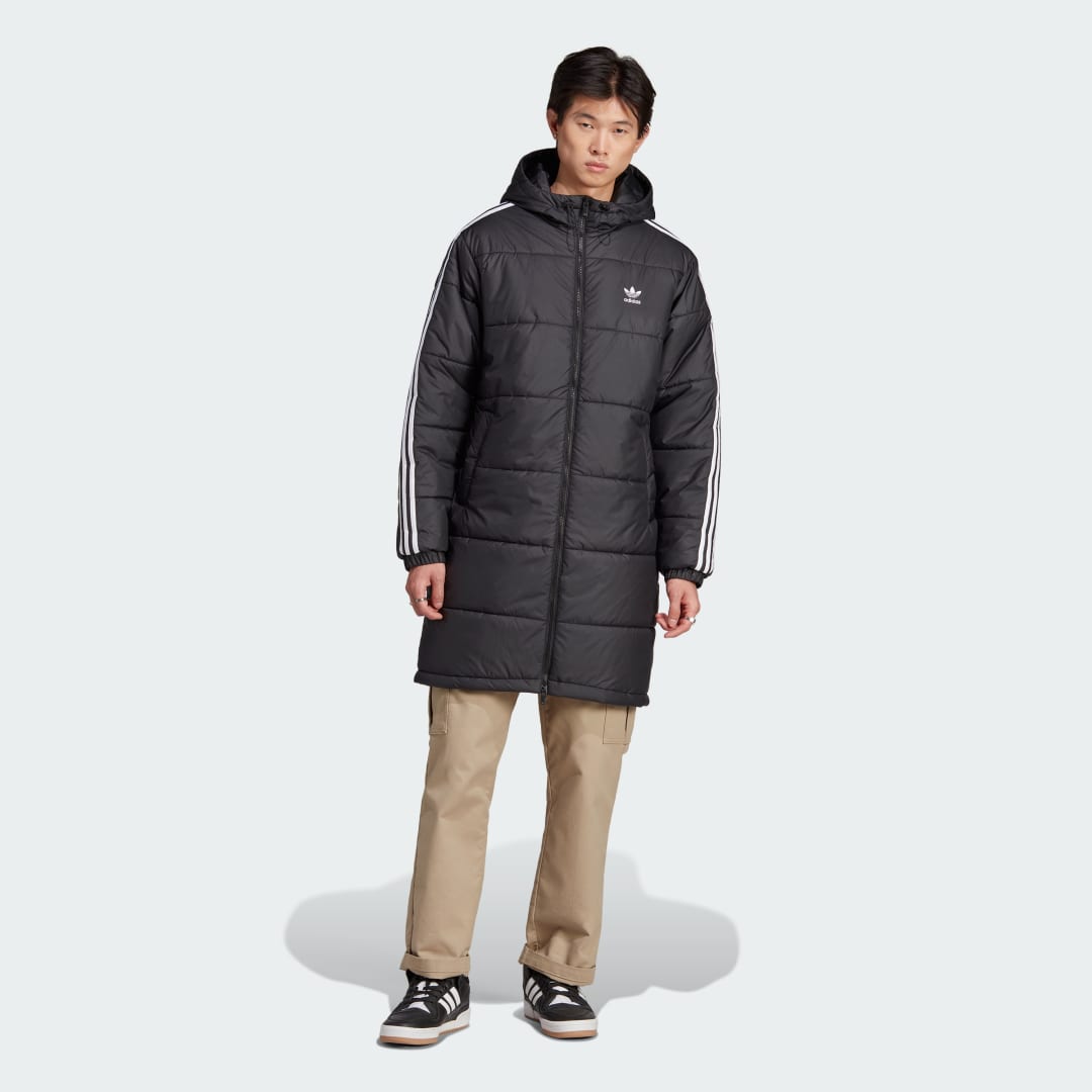 Jacka adidas Originals Adicolor Long Svart | HZ0684, 1