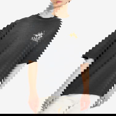 T-shirt AMIRI AMIRI Starburst Oversized T-Shirt, Size Large Svart | AMJYTE1179-001, 2