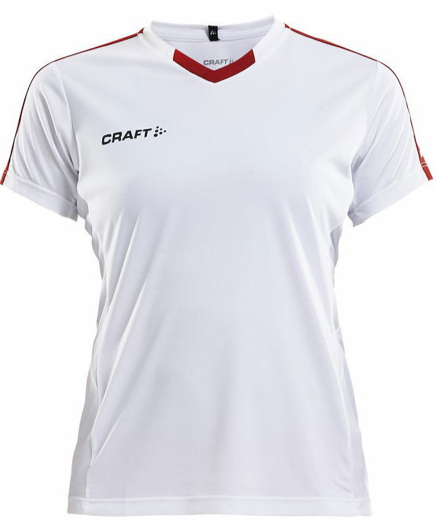 T-shirt Craft Contrast Jersey Women's T-Shirt Vit | 1905567-4900