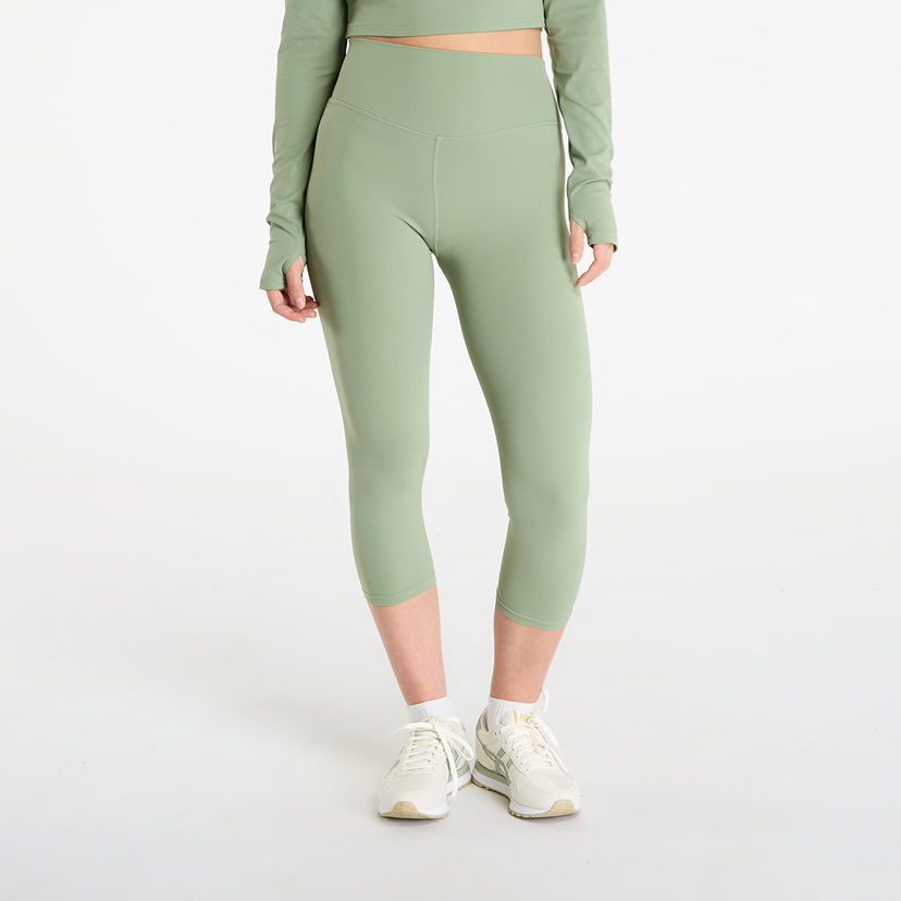 Damasker Urban Classics High-Waist Capri Leggings XS Grön | TB7808-20524