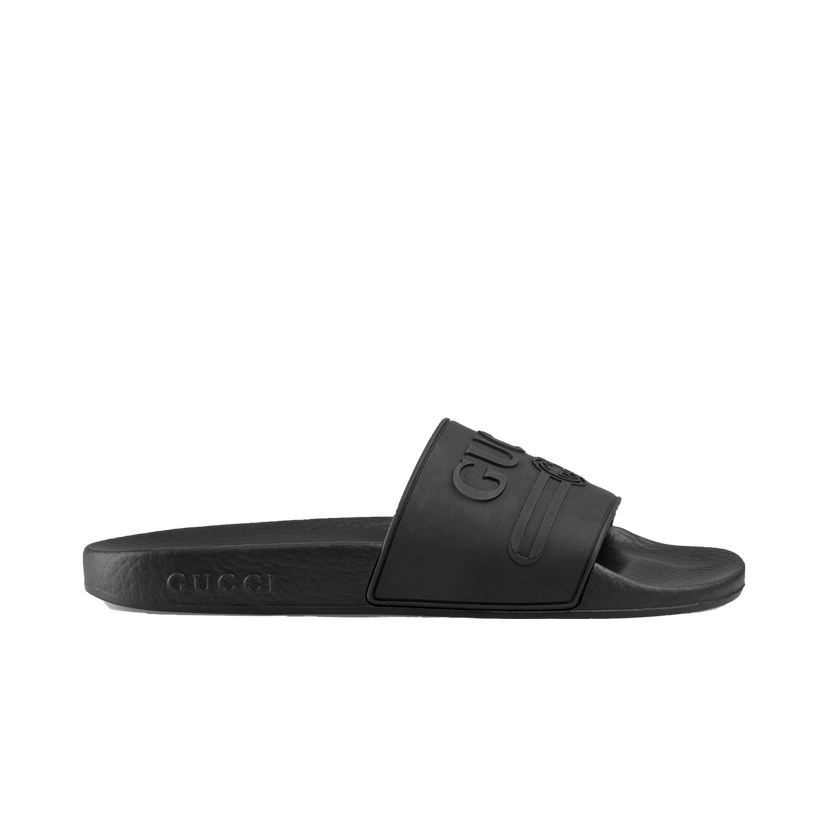 Sneakers och skor Gucci Logo Slide Svart | 525140 JCZ00 1031