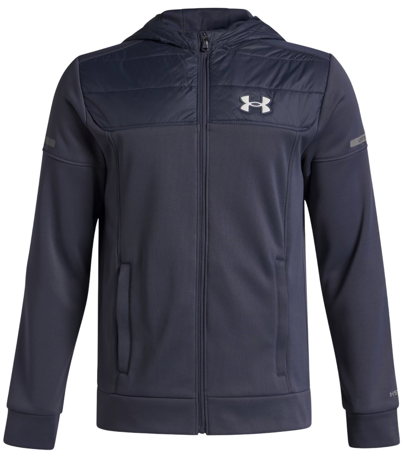 Sweatshirt Under Armour Fleece Pro Utility Full-Zip Hoodie Mörkblå | 6008898-044
