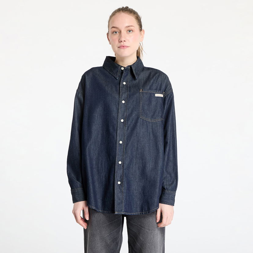 Skjorta CALVIN KLEIN Calvin Klein Jeans Oversized Long Sleeve Denim Shirt Blå | J20J225471 1AP