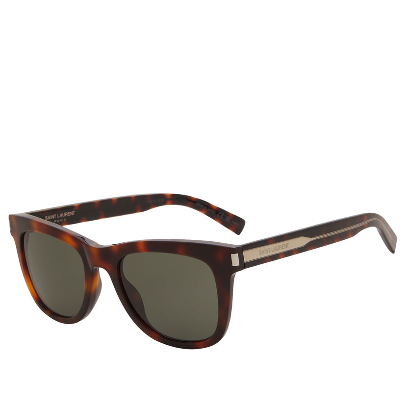 Solglasögon Saint Laurent Saint Laurent Naked Wire Sunglasses Brun | SL-712-003