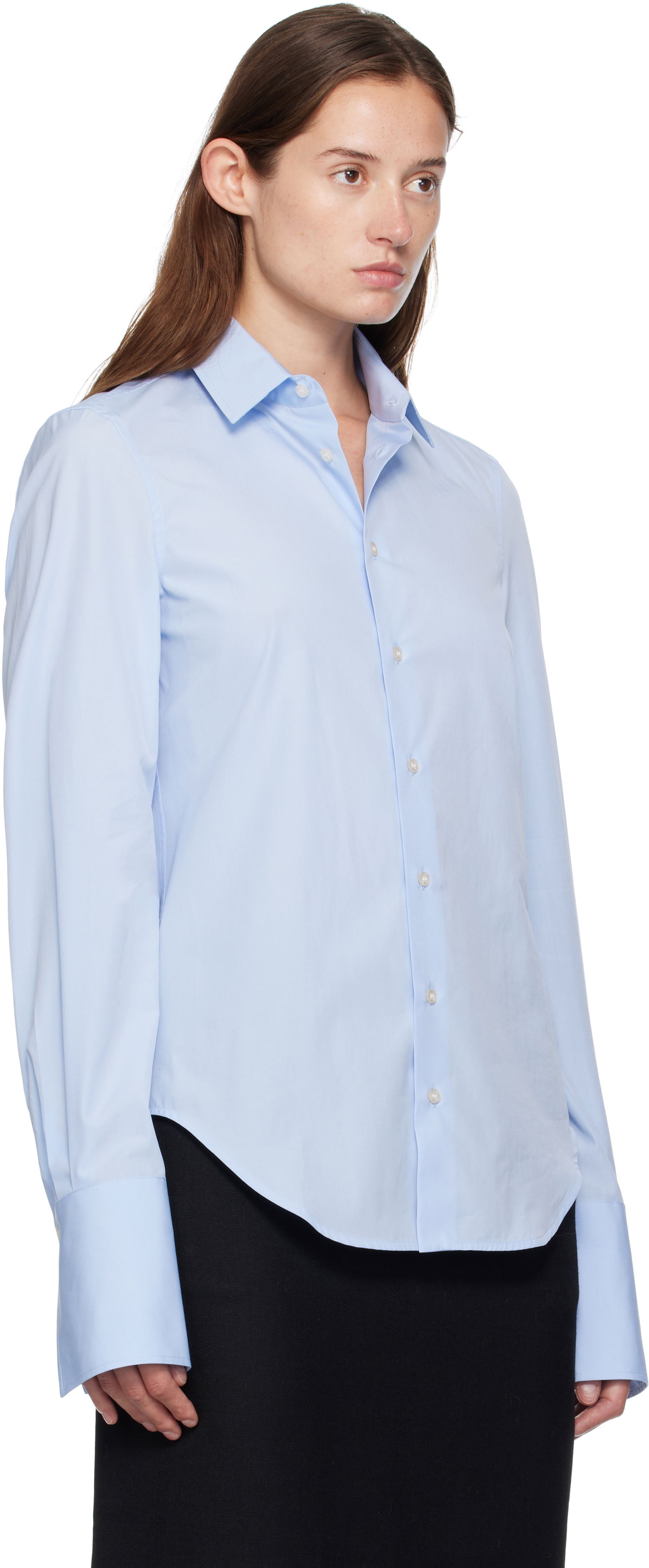 Skjorta WARDROBE.NYC WARDROBE.NYC Classic Shirt Blå | W1135F25CO, 1