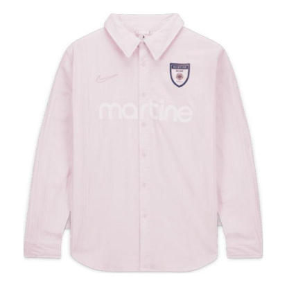 Skjorta Nike Martine Rose Logo Button-Up Shirt Rosa | AQ4458-007