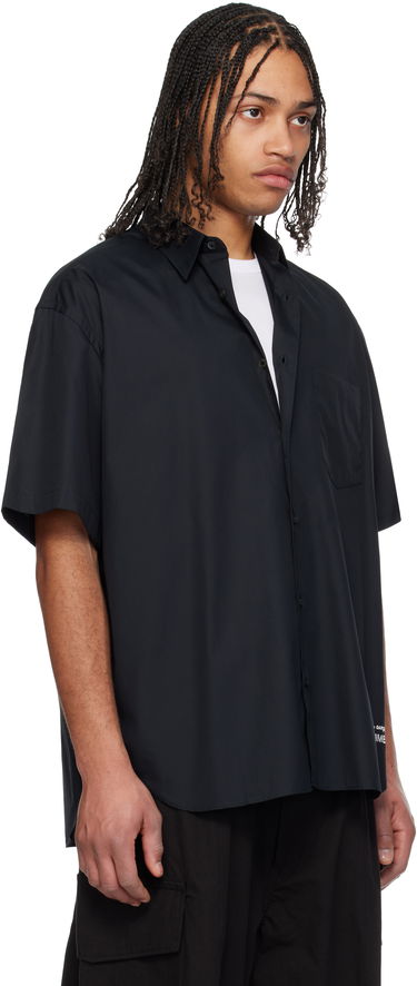 Skjorta Comme des Garçons CDG Homme Broad Short Sleeve Cotton Shirt Vit | HO-B103-051, 4