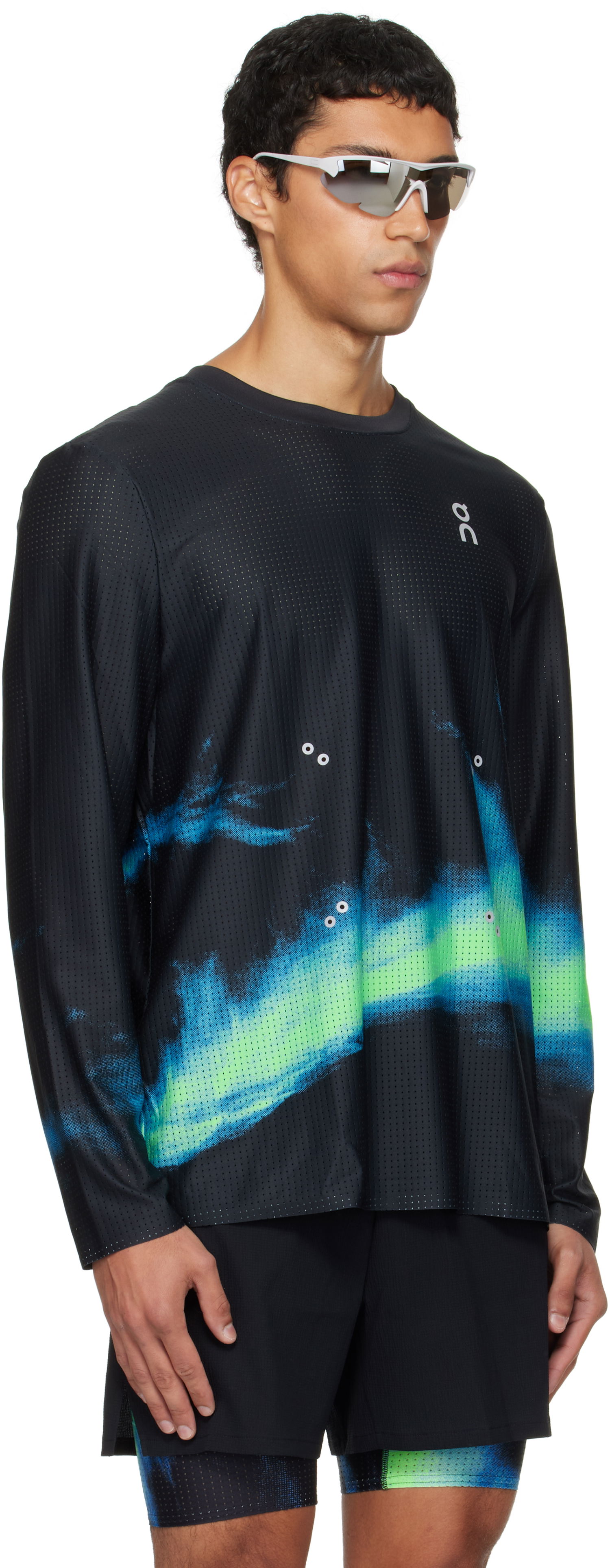 T-shirt On Running Pace Mesh Long Sleeve Running T-Shirt Svart | 1MF10733398, 1