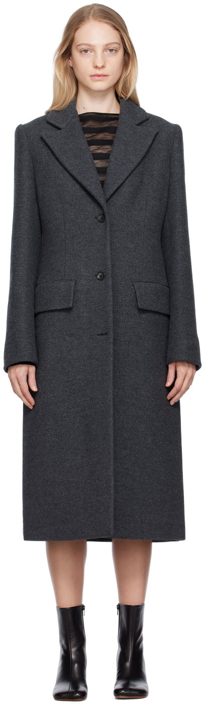 Rockar We11done We11done Single-Breasted Coat Grå | WD-CT3-23-065-W-DG