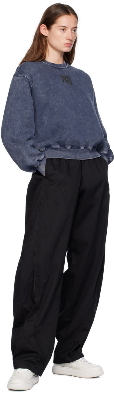 Sweatshirt Alexander Wang Alexander Wang.t Puff Logo Sweatshirt Blå | 4CC3241518, 3