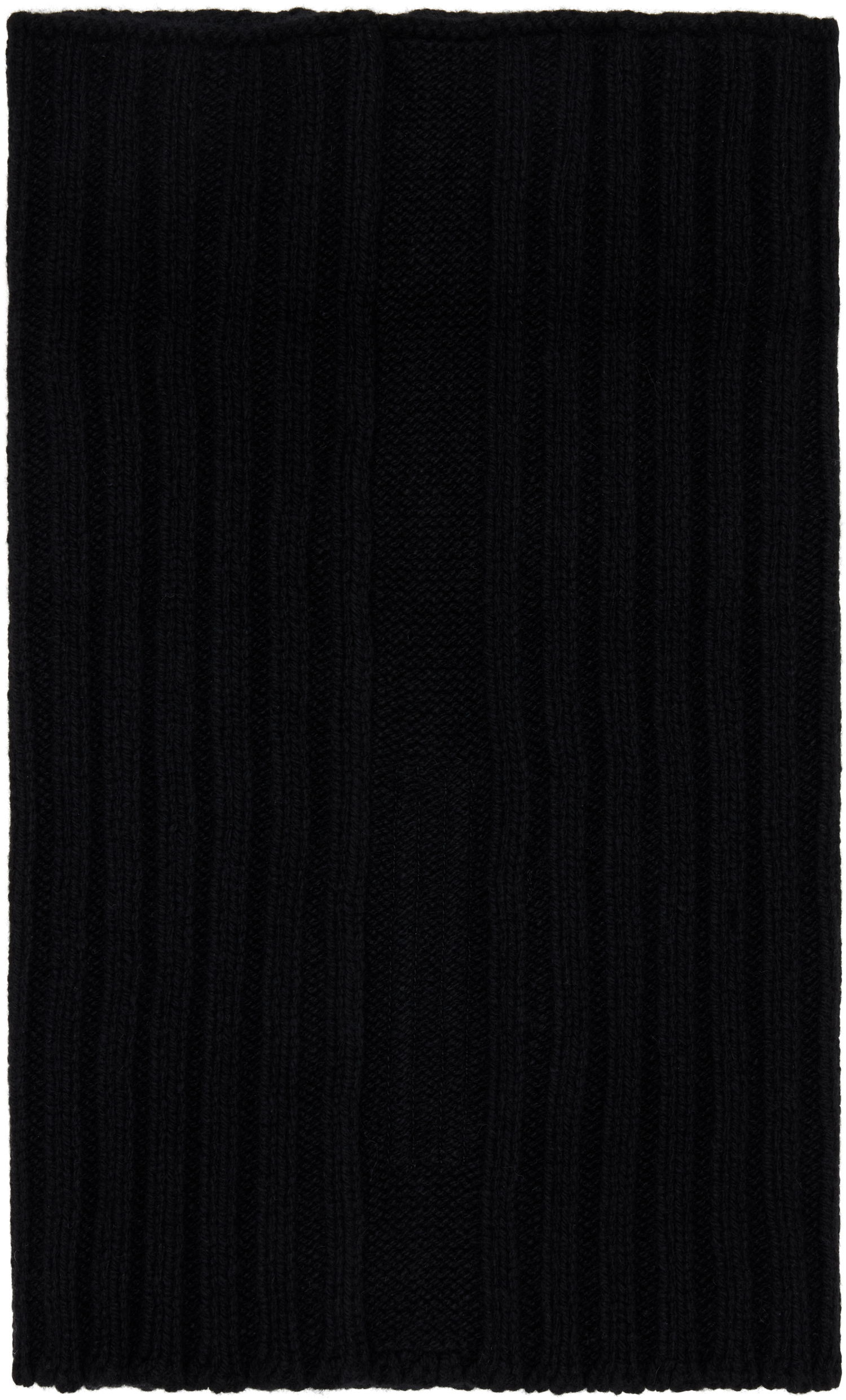 Halsduk Rick Owens Rick Owens Concordians Tube Scarf Svart | RU02E1484 WSBR, 1