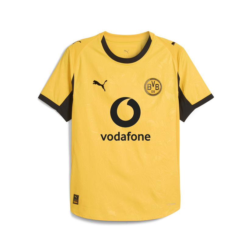 Jersey Puma Borussia Dortmund 25/26 Men's Home Replica Jersey Gul | 946427_03