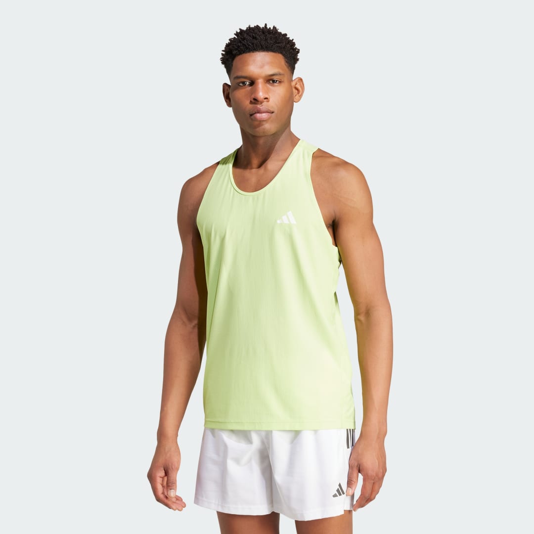 Linne adidas Performance Lightweight Running Tank Top Grön | IV5437, 0