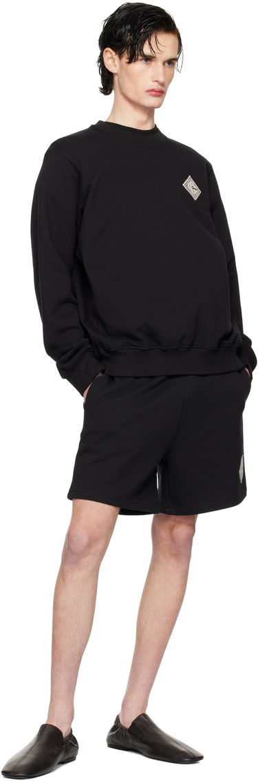 Shorts Casablanca Pearl Diamond Lounge Shorts Svart | MPS25-JTR-003-03, 3