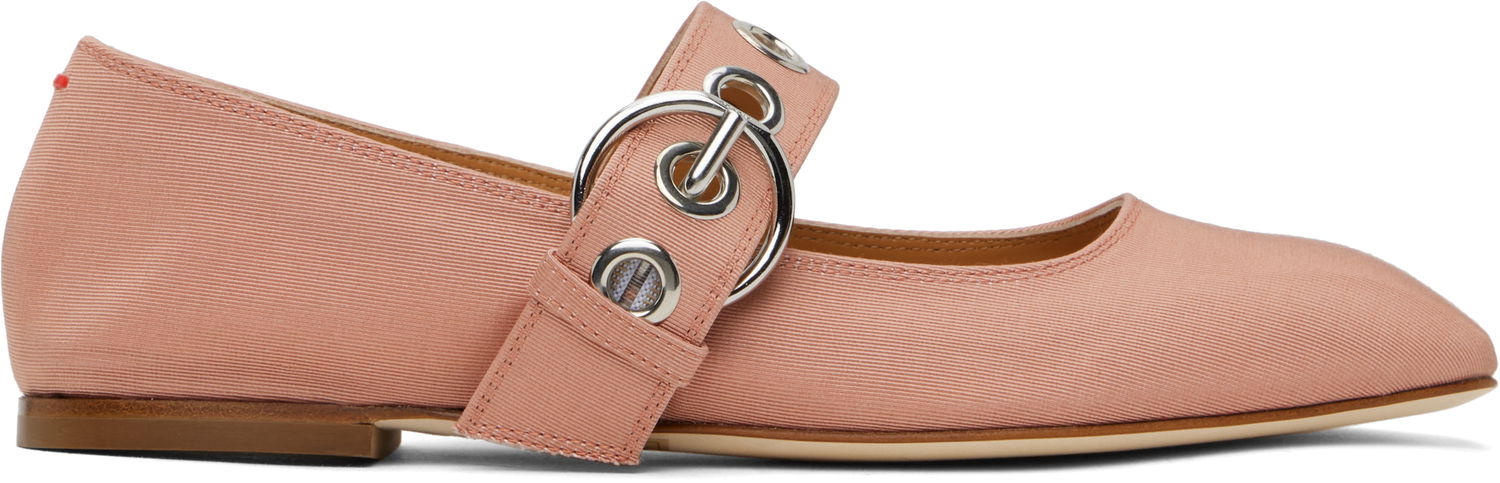 Skovård Aeyde Aeyde Uma Eyelet Ballerina Flats Rosa | A11-FL-RKLS08FL159-SS25-1018-069, 0