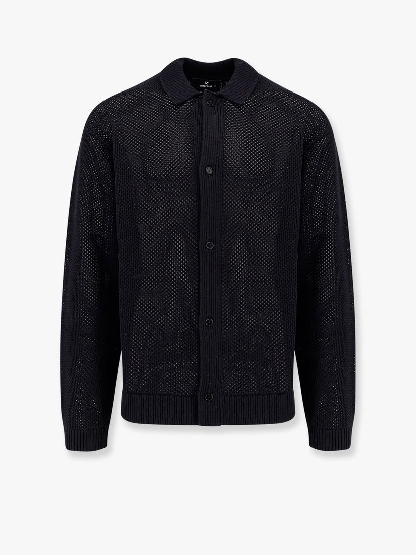 Sweater Represent Clo Open Knit Cardigan by Represent Mörkblå | MLM382901