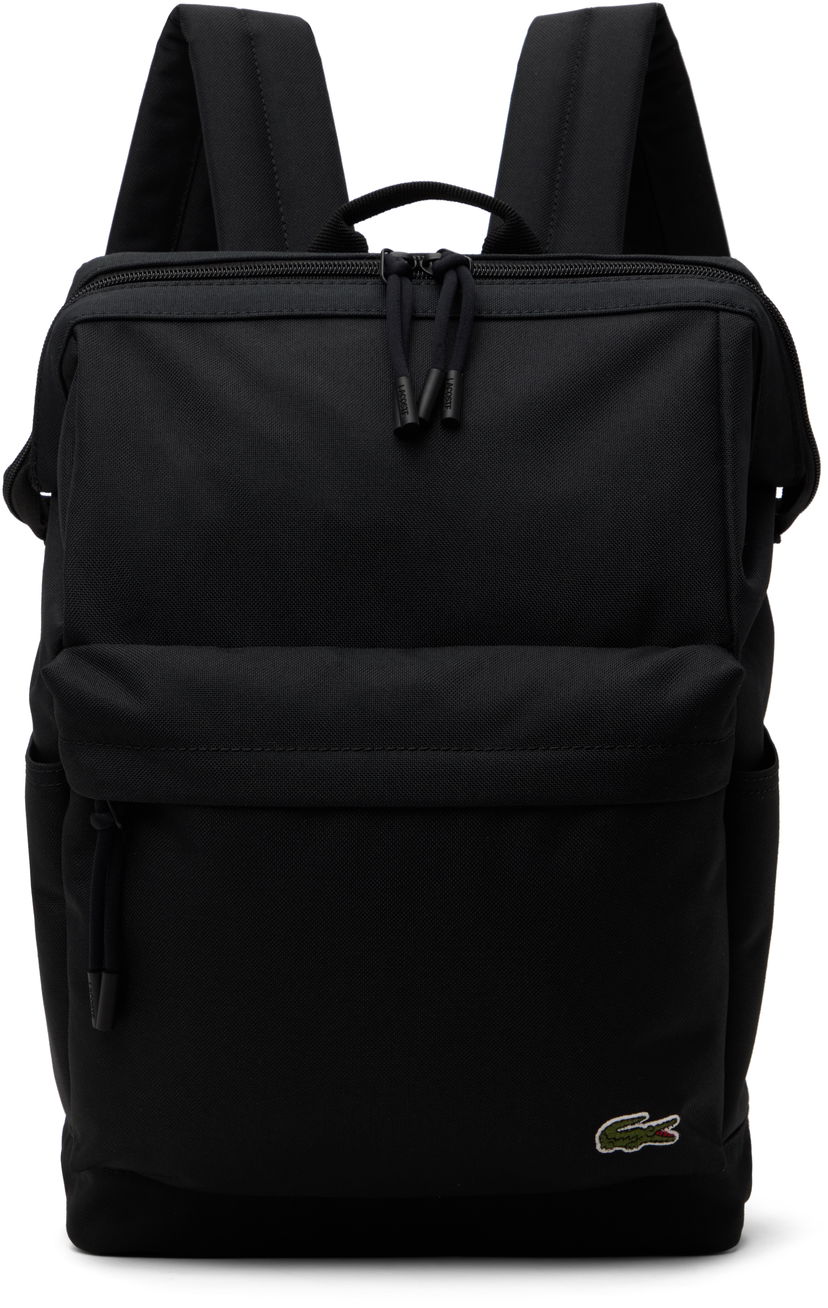 Ryggsäck Lacoste Neocroc Small Rectangular Backpack Svart | NU4682NE_000