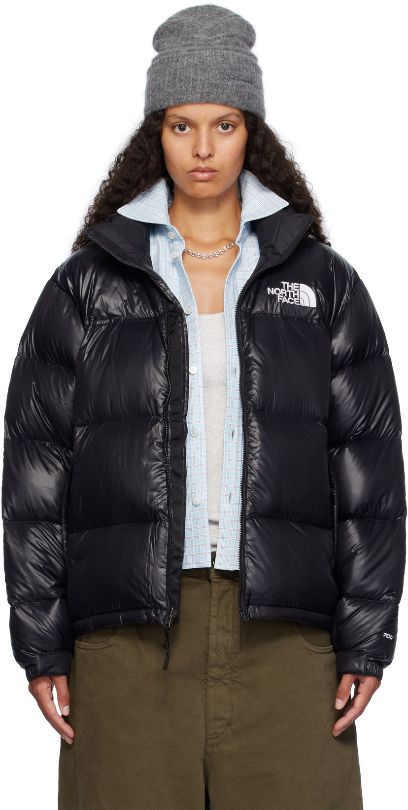Pufferjacka The North Face 1996 Retro Shine Nuptse Puffer Jacket Svart | NF0A3C8D38S
