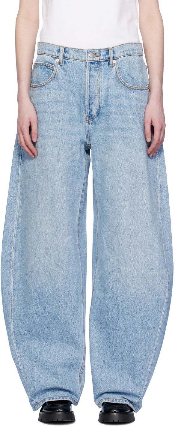Jeans Alexander Wang Alexander Wang Oversized Jeans Blå | 4DC2244264, 0