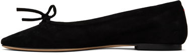 Kläder Aeyde Aeyde Delfina Suede Ballerina Flats Svart | A11-FL-MNLR08FL17-SS24-800-017, 2