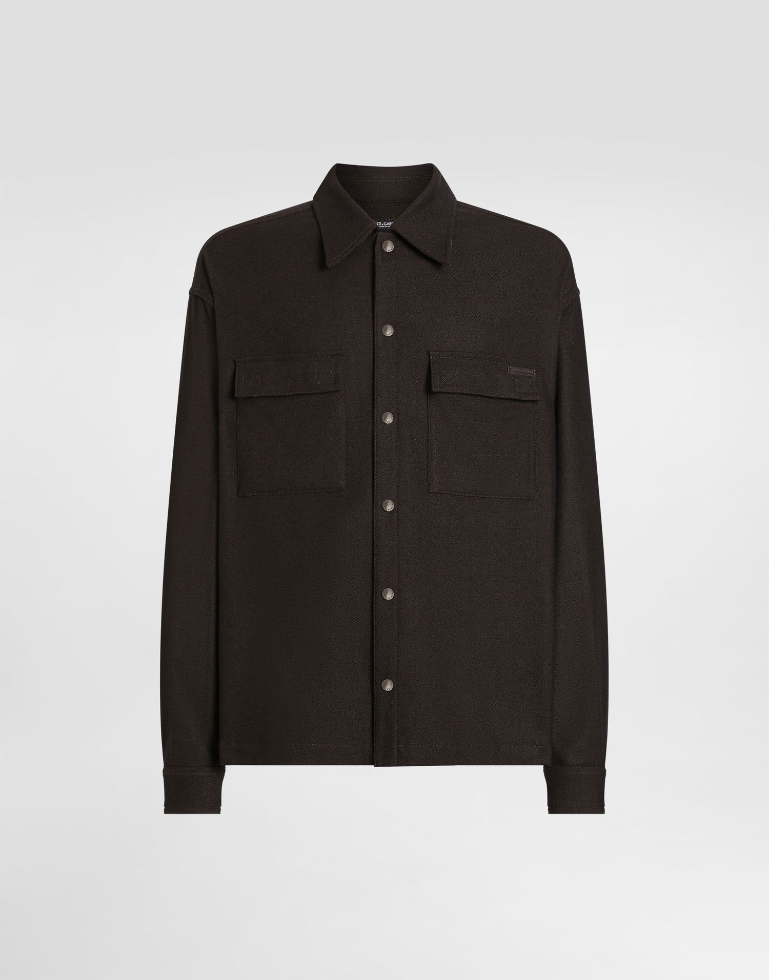 Skjorta Dolce & Gabbana Dolce & Gabbana Wool Shirt Brun | G5MM6TFURNCM3977, 0