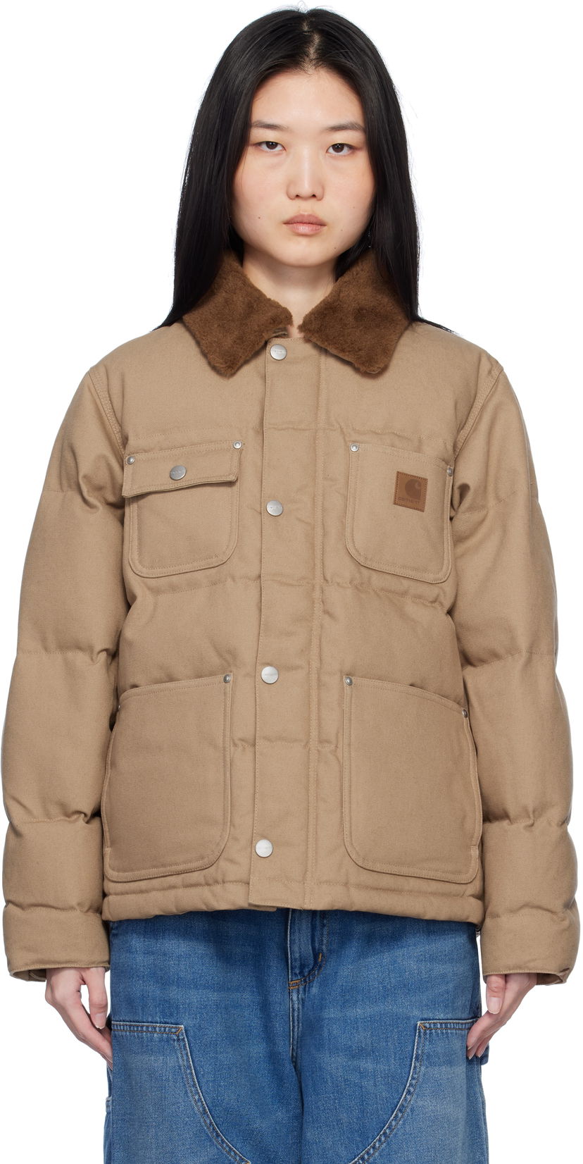 Pufferjacka Carhartt WIP Work In Progress Rayley Insulated Jacket Beige | I033906 2FSXX