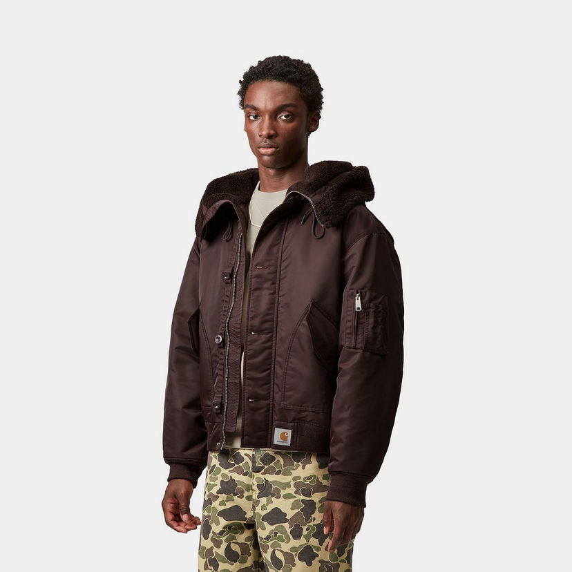 Bomberjacka Carhartt WIP Carhartt WIP HD Oltera Bomber Jacket Brun | I035309_9