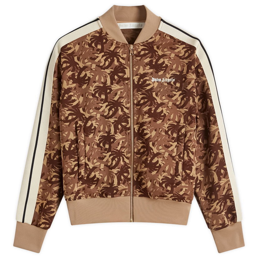 Bomberjacka Palm Angels PAlms Camo Bomber Track Jacket Brun | PWBD050F24FAB0016003