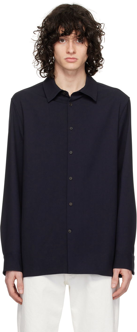 Skjorta The Row Long Sleeve Button Up Shirt Svart | 283-W1842