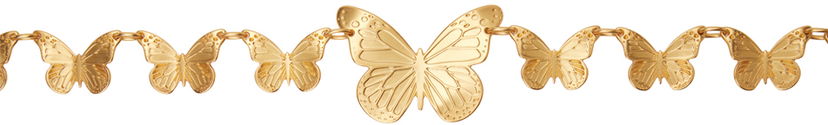 Halsband Blumarine Blumarine Butterfly Belt Metallisk | A344W048A