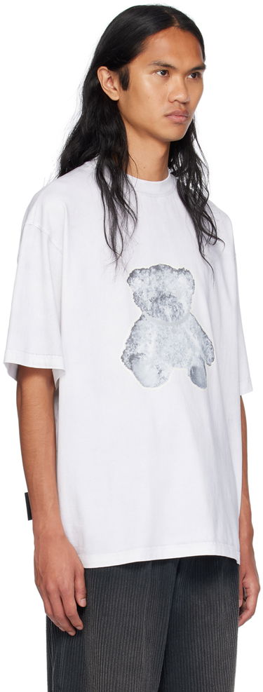 T-shirt We11done We11done Necklace Teddy Graphic T-Shirt Vit | WD-TT9-20-117-U-WH, 1