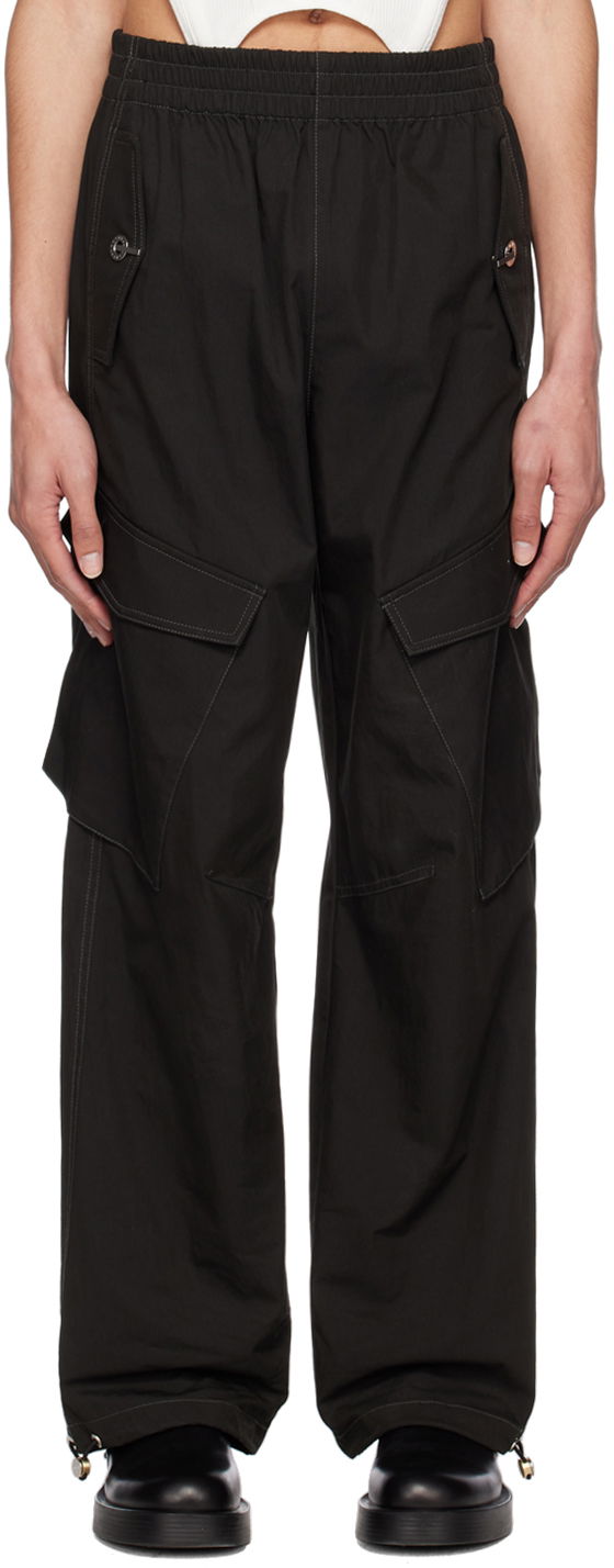 Cargo byxor Dion Lee Dion Lee Latch Cargo Pants Svart | C2101R23