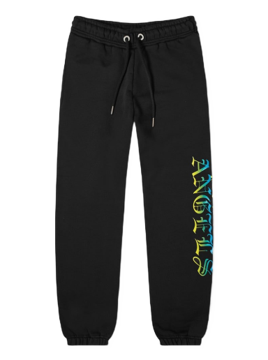 Träningsbyxor Palm Angels Hue Gothic Logo Sweat Pant Svart | PMCH011R21FLE0031084