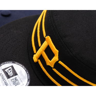 Keps New Era Pittsburgh Pirates MLB "Image Drop" Retro Pillbox 9FIFTY Snapback Cap Svart | 60691057, 8