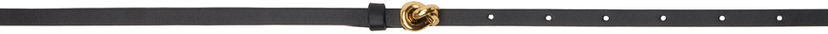 Bälten Bottega Veneta Knot Belt Svart | 776108 VALKO