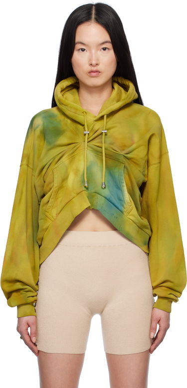 Sweatshirt Collina Strada Collina Strada Draped Hoodie Grön | XX8014, 0