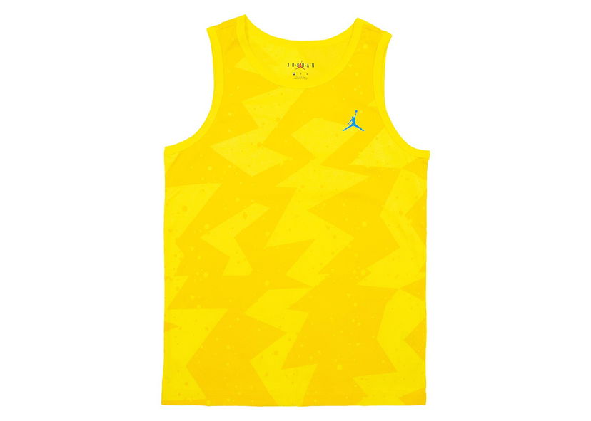 Linne Jordan Nike Jordan Printed Poolside Tank Top Amarillo Gul | CJ6230-728