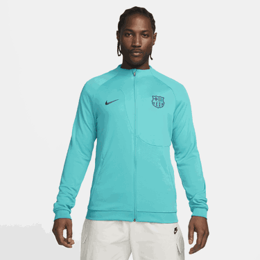 Jacka Nike F.C. Barcelona Academy Pro Third Football Knit Jacket Turkos | DX8470-300, 0