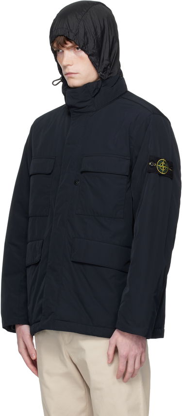Jacka Stone Island Micro Twill Jacket Mörkblå | K2S15 4100049 S0026, 3